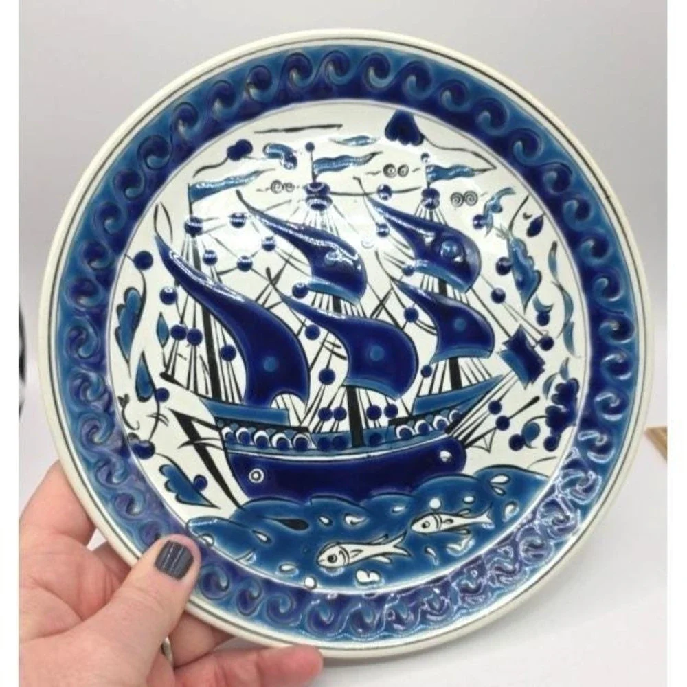 Dakas Keramik Archangelos Greek Decorative Wall‎ Plate 8